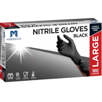 Black Nitrile Glove Large PF 1000 PCS
