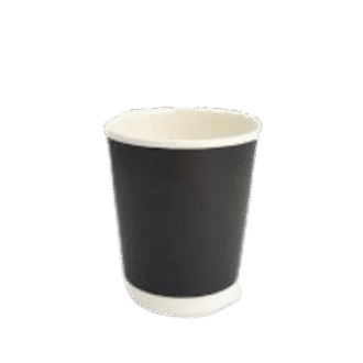 Black Double Wall Paper Coffee Cup 16oz 500 PCS
