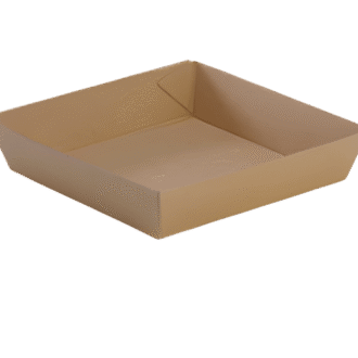 7x7" Brown Kraft Tray 250 PCS