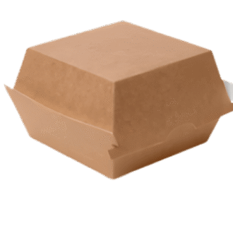 Kraft Board Burger Box 105x105x85mm 500 PCS