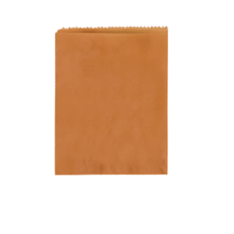 Wide Flat Paper Bag Kraft 185x165mm 500 PCS