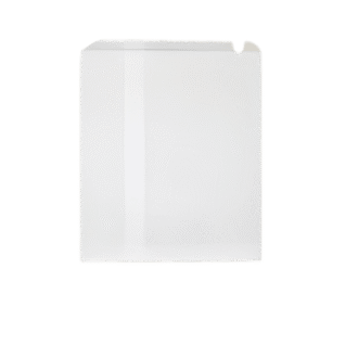 Wide Flat Paper Bag White 200x200mm 500 PCS