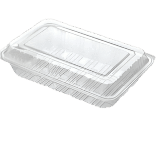 OPS Clear Container L190xW125xH40mm 2000 PCS