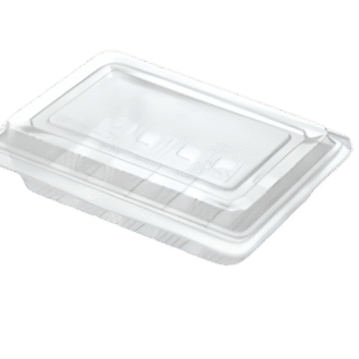 OPS Clear Container L190xW133xH43mm 1000 PCS