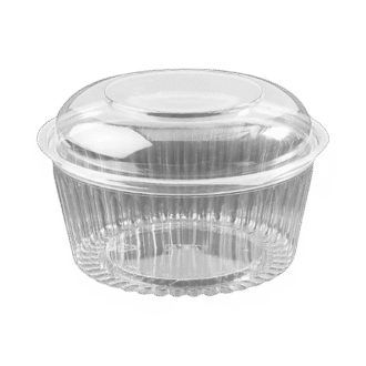 PET 48oz Dome Lid Showbowl 150 PCS