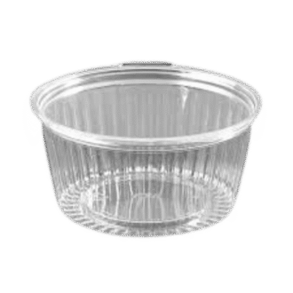 PET 48oz Flat Lid Showbowl 150 PCS