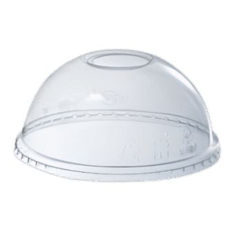 92mm Dome PET Lid 1000 PCS