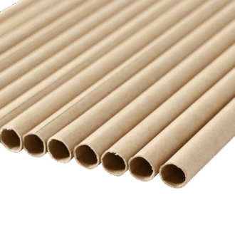 Jumbo Paper Straw Brown 10x235mm Individual Wrapped 1000 PCS