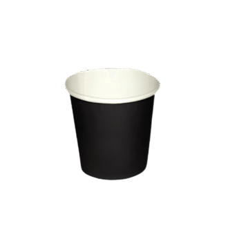 Black Single Paper Coffee Cup 4oz 1000 PCS