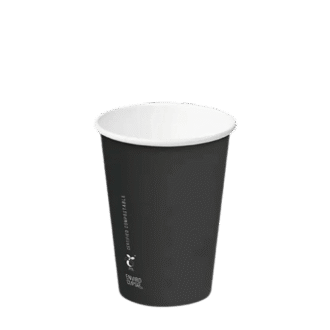 Black Single Paper Coffee Cup 12oz 1000 PCS