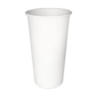 White Single Paper Coffee Cup 16oz 1000 PCS