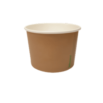 8oz Brown Kraft Soup Bowl 96 Lid 1000 PCS