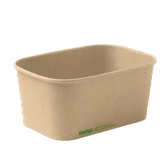 Orikujira Kraft Rect Container 1000ml 300 PCS