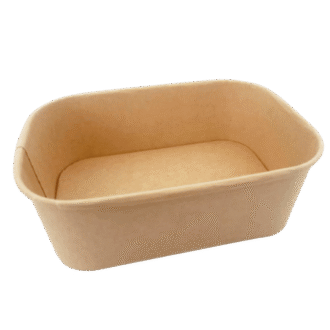 Orikujira Kraft Rect Container 750ml 300 PCS