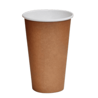 Single Wall Paper Cup 16oz Brown 1000 PCS