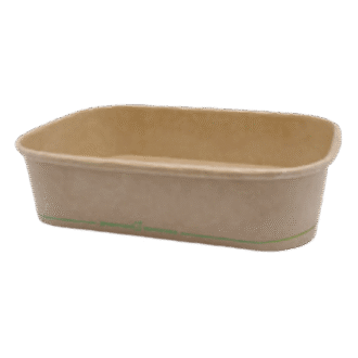 Rectangular Container Kraft Paper 500ml 300 PCS