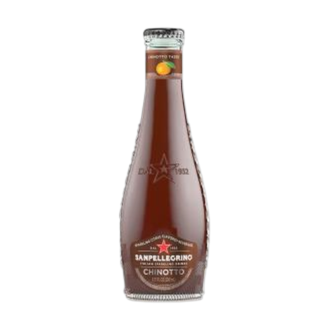 SAN PELLEGRINO 200mL SPARKLING DRINK CHINOTTO GLASS
