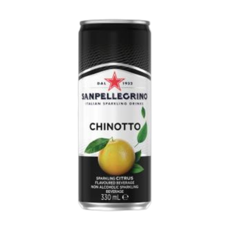 SAN PELLEGRINO 330mL SPARKLING DRINK CHINOTTO CANS