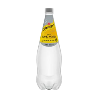 SCHWEPPES 1.1L INDIAN TONIC WATER ZERO TONIC