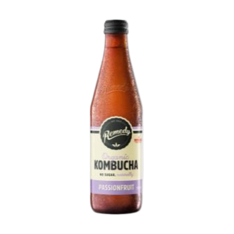 REMEDY 330mL KOMBUCHA PASSIONFRUIT