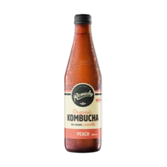 REMEDY 330mL KOMBUCHA PEACH