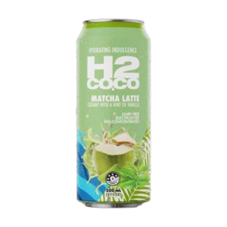 H2 COCO 500mL COCONUT WATER MATCHA LATTE