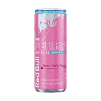 RED BULL 250mL ENERGY DRINK SUGAR FREE BERRY EDITION FOREST FRUITS