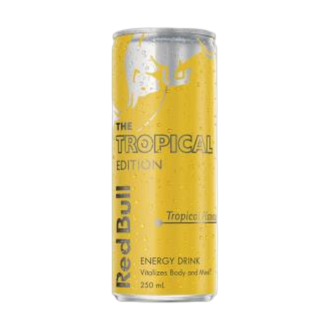 RED BULL 250mL ENERGY DRINK TROPICAL EDITION TROPICAL FLAVOUR