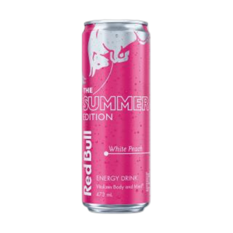 RED BULL 473mL ENERGY DRINK SUMMER EDITION WHITE PEACH