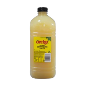 ORCHY 2L LONG LIFE JUICE LEMON