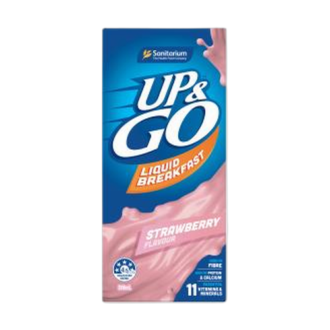 SANITARIUM 350mL UP & GO STRAWBERRY
