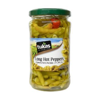 Tukas Long Hot Pepper Pickles (AcÄ± Biber TurÅŸusu) 680g