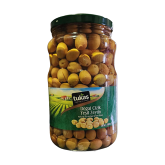 TUKAS SCRATCHED GREEN OLIVES (291-350) 1000GR