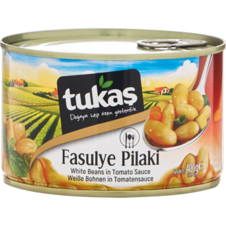 TUKAS WHITE BEANS IN TOMATO SAUCE 400G
