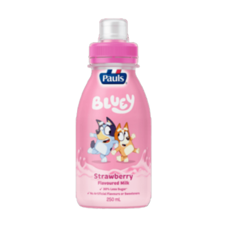 Pauls Bluey Strawberry Milk 250ml
