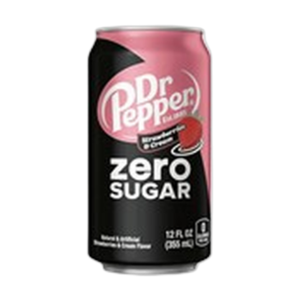 DR PEPPER STRAWBERRY & CREAM ZERO SUGAR 355ML