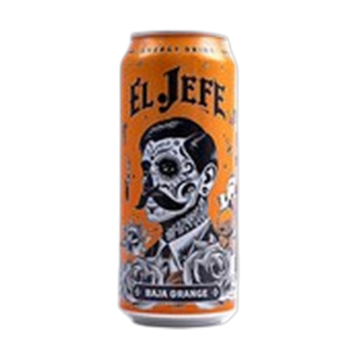 EL JEFE ENERGY DRINK BAJA ORANGE 473ML