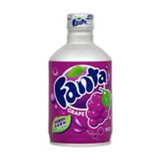 FANTA GRAPE ALUMINIUM BOTTLE 300ML