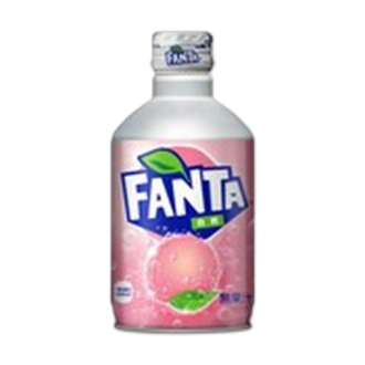 FANTA WHITE PEACH ALUMINIUM BOTTLE 300ML