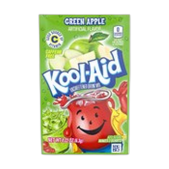 KOOL-AID UNSWEETENED GREEN APPLE DRINK MIX 3.9G
