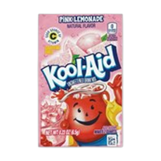 KOOL-AID UNSWEETENED PINK LEMONADE DRINK MIX 3.9G