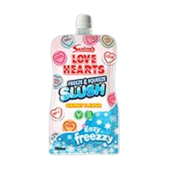 LOVE HEARTS SLUSH POUCH 250ML