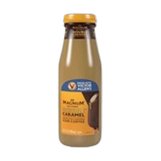 MAGNUM DOUBLE CARAMEL ICED COFFEE GLASS BOTTLE 405ML
