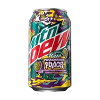 MOUNTAIN DEW BAJA PASSIONFRUIT 355ML