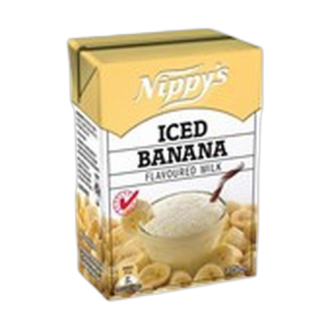 NIPPY'S ICED BANANA FLAVOURED MILK 375ML