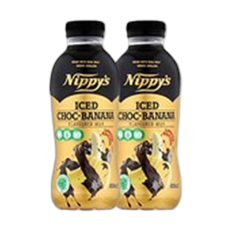 NIPPY'S ICED CHOC BANANA FLAVOURED MILK BOTTLE 500ML